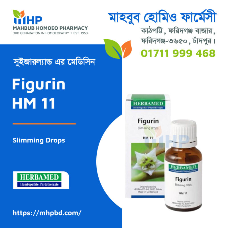 Figurin Hm-11 Slimming Drops Mahbub Homoeo Pharmacy