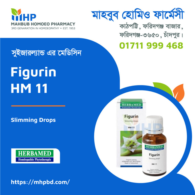 Figurin Hm-11 Slimming Drops Mahbub Homoeo Pharmacy